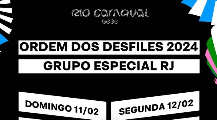 Fotos: sorteio da ordem dos desfiles do Grupo Especial carioca 2023