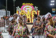 Fotos: ensaio técnico da União do Parque Acari no Sambódromo para o Carnaval 2024