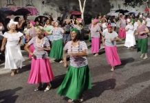 Intérpretes e bateria da Mangueira têm grande desempenho para embalar o samba em ensaio de rua