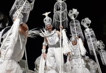 Integrantes do Império Serrano elogiam conjunto alegórico da escola