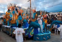 Concentra Imperial faz desfile vibrante sobre o Recreio dos Bandeirantes