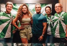 Mocidade mantém Fabíola de Andrade como rainha de bateria e Rogério Andrade encontra novos contratados