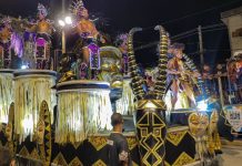 Flor da Mina do Andaraí faz desfile bonito, mas tem harmonia irregular