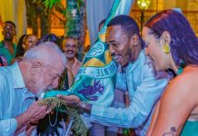 Integrantes da Mocidade participam de encontro com Lula