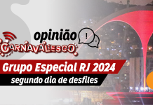 Análise do segundo dia dos desfiles do Grupo Especial do Rio no Carnaval 2024