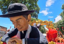 Unidos de Padre Miguel 2024: fotos das alegorias na área de concentração da Sapucaí