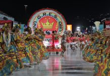 Vídeos Viradouro: arrancada, ala a ala e bateria no ensaio técnico