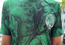 Mocidade lança linha de camisetas especiais em homenagem ao Dia de São Jorge