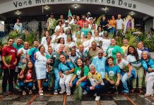 Em missa no Santuário da Penha, Imperatriz Leopoldinense celebra aniversário e vice-campeonato no Carnaval 2024