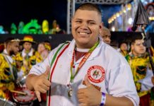 Carlinhos Sombrinha é o novo mestre de bateria da Pérola Negra