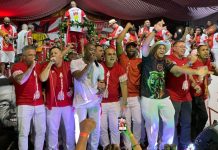 Estácio com bambu e flecha escolhe o samba da parceria de Júlio Alves para desfile no Carnaval 2025