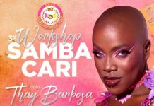 União do Parque Acari faz workshop de samba com Thay Barbosa