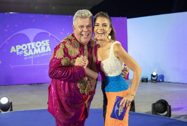 Pedido dos sambistas atendido! Mariana Gross na transmissão da TV Globo no Carnaval 2025