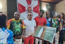 Gravação da Estácio tem ritmo do Norte e Tiganá diz: ‘é mais um samba excelente da escola’