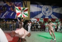 Vídeos: apresentação da Grande Rio na Cidade do Samba para o Carnaval 2025