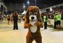 São Clemente: galeria de fotos do minidesfile na Cidade do Samba