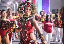 Tom Maior dá show nos minidesfiles do Grupo de Acesso I da Liga-SP