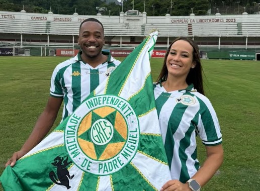 Mocidade anuncia parceria com o Fluminense para preparação do casal de mestre-sala e porta-bandeira