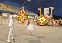 Bateria é destaque no ensaio técnico da Tom Maior no Anhembi