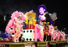 Mágica na comissão de frente atrai olhares para conjunto seguro do desfile da Imperador do Ipiranga