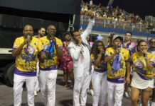 Comissão de frente desperta curiosidade no último ensaio técnico do Rosas de Ouro