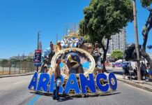 Arranco 2025: alegorias na área de concentração