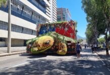 Estácio 2025: alegorias na área de concentração