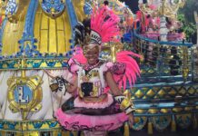 Emocionada, a comunidade da Beija-flor de Nilópolis em redenção no desfile que homenageia Laíla