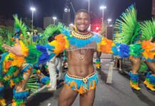 Ala de Passistas do Paraíso do Tuiuti adota figurino agênero e celebra a inclusão no Carnaval