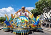 Beija-Flor 2025: galeria de fotos das alegorias na concentração