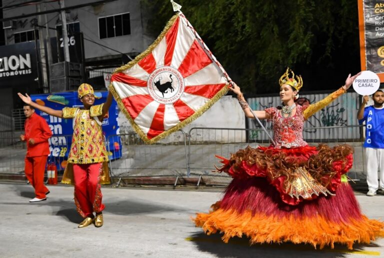 Boi da Ilha homenageia Quinho do Salgueiro com belo desfile e componentes com canto forte do início ao fim