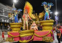 Flamanguaça acerta na comissão de frente, mas apresenta erros em evolução