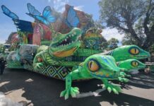 Grande Rio 2025: galeria de fotos das alegorias na concentração