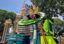 Mocidade 2025: galeria de fotos das alegorias na concentração