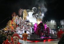 ‘Muito tempo que o Salgueiro não fazia um desfile desse’, afirma presidente André Vaz