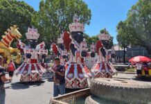 Salgueiro 2025: galeria de fotos das alegorias na concentração