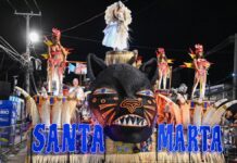 Com erros de evolução, Santa Marta estoura o tempo de desfile