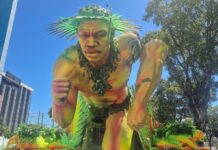 Galeria de fotos: alegorias da Viradouro na área de concentração para o Carnaval 2025