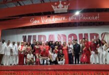 Mesmo brilho no olhar! Viradouro apresenta elenco para 2026 e planeja novas festas para musas e nova rainha de bateria