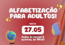 Aprendizes do Salgueiro oferece aulas gratuitas de alfabetização para adultos