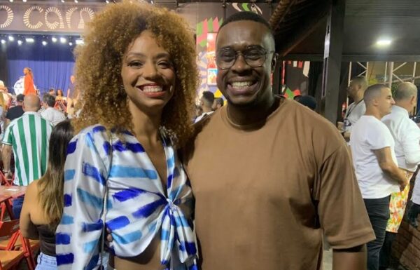 Raphael e Dandara comemoram retorno à Vila Isabel para o Carnaval 2026: 'Reatamos o namoro com a escola' 1 dandara raphael