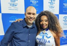 Escafura e Nilce Fran anunciam candidatura à presidência da Portela com discurso de união e resgate histórico