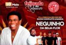 Neguinho da Beija-Flor é atração especial na feijoada de maio do Salgueiro