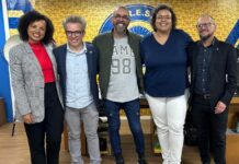 Comitiva do Ministério da Cultura visita barracão da Unidos da Tijuca e debate iniciativas voltadas para a leitura