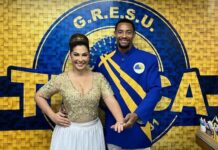 Unidos da Tijuca apresenta novo segundo casal de mestre-sala e porta-bandeira