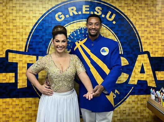 Unidos da Tijuca apresenta novo segundo casal de mestre-sala e porta-bandeira 1 segundocasaltijuca