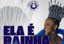 Maryanne Hipólito é a nova rainha de bateria da Em Cima da Hora para o Carnaval 2026