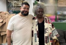 Conceição Evaristo conhece fantasias do enredo do Império Serrano e elogia sensibilidade do carnavalesco Renato Esteves