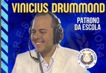 Vinicius Drumond é o novo patrono da Em Cima da Hora