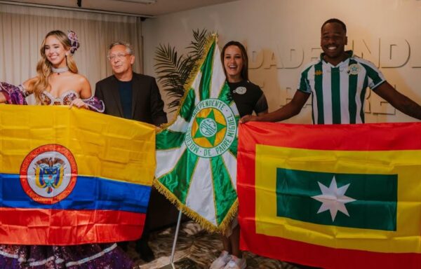 Mocidade recebe corte do carnaval de la 44, da Colômbia, para intercâmbio cultural 1 mocidade colombia